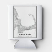 Kaart van Cape Cod Blikjeskoeler (Achterkant)