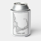 Kaart van Cape Cod Blikjeskoeler (Blikje Achterkant)