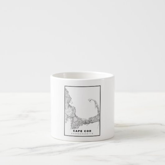 Kaart van Cape Cod Espresso Kop (Voorkant)