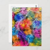 Kaart van Caracas Venezuela (Voorkant / Achterkant)