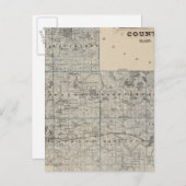 Kaart van Carver County, Minnesota (Voorkant / Achterkant)