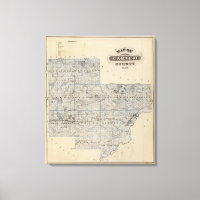 Kaart van Carver County, Minnesota