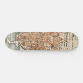  kaart van Catania Italië (1905) Skateboard (Horizontaal)