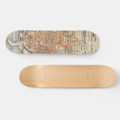 kaart van Catania Italië (1905) Skateboard (Horizontaal)