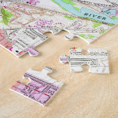  kaart van Cedar Rapids Iowa (1967) Legpuzzel (Zijkant)