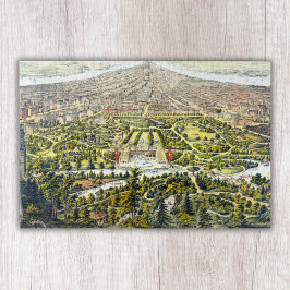  kaart van Central Park, New York, 1873 Legpuzzel