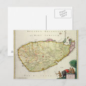 Kaart van Ceylon volgens Nicolas Visscher (Voorkant / Achterkant)