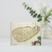 Kaart van Ceylon volgens Nicolas Visscher (Staand voorkant)