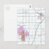  kaart van Chandler en Gilbert Arizona (1952) (Voorkant / Achterkant)