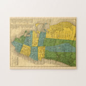  kaart van Charleston SC (1883) Legpuzzel (Horizontaal)