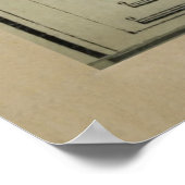  kaart van Charleston SC Harbour (1904) Poster (Hoek)