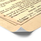  kaart van Charleston South Carolina (1780) Poster (Hoek)