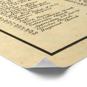  kaart van Charleston South Carolina (1844) Poster (Hoek)