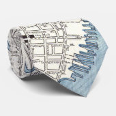  kaart van Charleston South Carolina (1898) Stropdas (Opgerold)