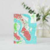  kaart van Charleston South Carolina (1958) 2 (Staand voorkant)