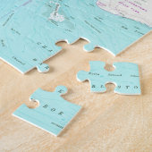  kaart van Charleston South Carolina (1958) Legpuzzel (Zijkant)