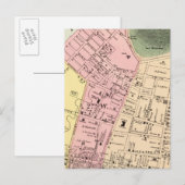 Kaart van Charleston, West Virginia (Voorkant / Achterkant)