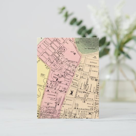 Kaart van Charleston, West Virginia (Staand voorkant)