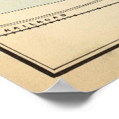 kaart van Charleston West Virginia (1873) Poster (Hoek)