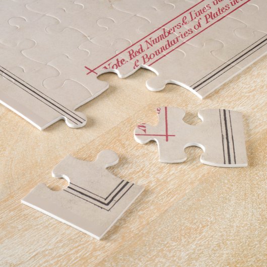  kaart van Charlestown Massachusetts (1901) Legpuzzel (Zijkant)