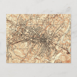 kaart van Charlottesville Virginia (1960)