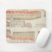 Kaart van Cheapside, Londen, 1585 Muismat (Met muis)