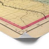 Kaart van Cheboygan County, Michigan Poster (Hoek)