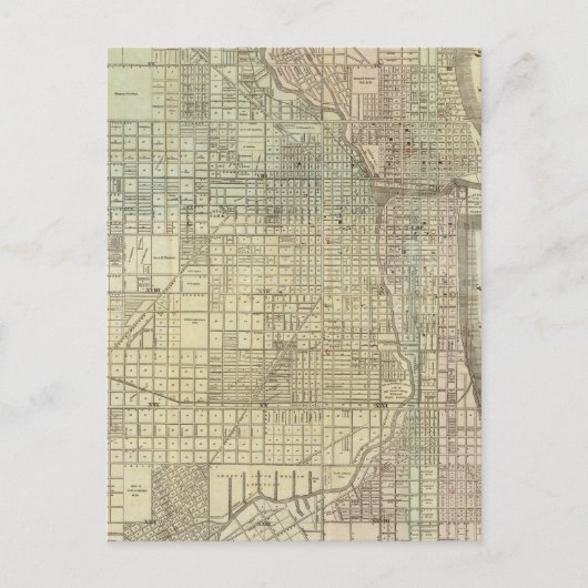 Kaart van Chicago (Voorkant)
