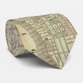 kaart van Chicago (1857) Stropdas (Opgerold)