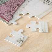  kaart van Chicago (1869) Legpuzzel (Zijkant)