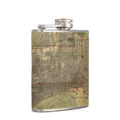  kaart van Chicago (1892) Heupfles (Rechts)