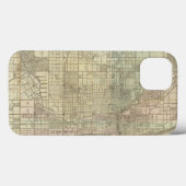 Kaart van Chicago Case-Mate iPhone Case (Achterkant (horizontaal))
