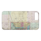 Kaart van Chicago Case-Mate iPhone Case (Achterkant (Horizontaal))