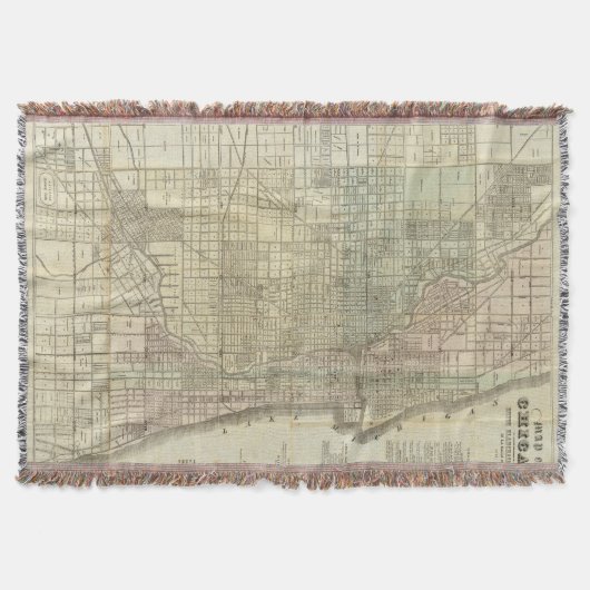 Kaart van Chicago Deken (Voorkant)