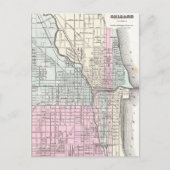  kaart van Chicago en St. Louis (1855) (Voorkant)