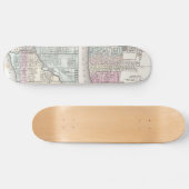 kaart van Chicago en St. Louis (1855) Skateboard (Horizontaal)
