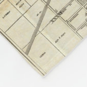 Kaart van Chicago Fleece Deken (Hoek)