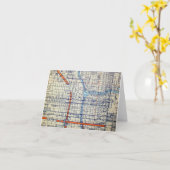  kaart van Chicago, IL (Gele Bloem)