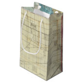 Kaart van Chicago Klein Cadeauzakje (Achterkant Gekanteld)