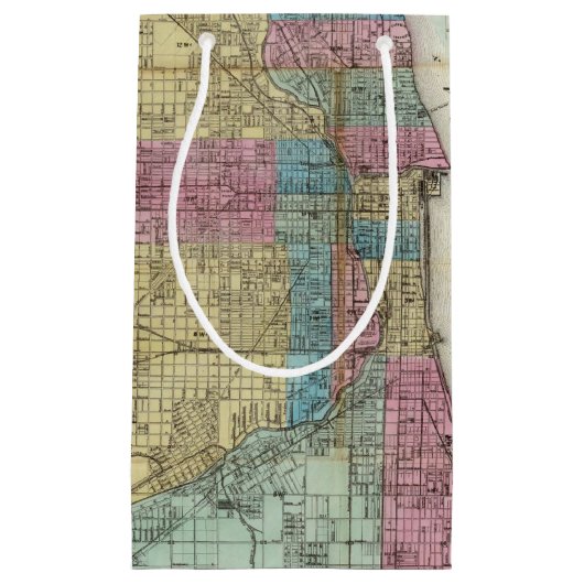 Kaart van Chicago Klein Cadeauzakje (Voorkant)