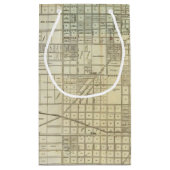 Kaart van Chicago Klein Cadeauzakje (Achterkant)