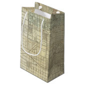 Kaart van Chicago Klein Cadeauzakje (Achterkant Gekanteld)