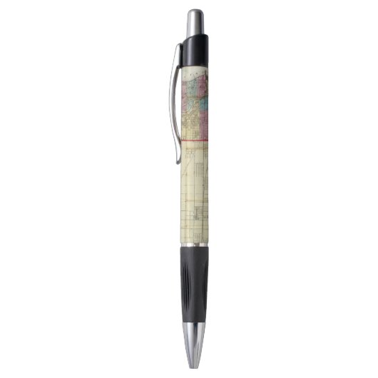 Kaart van Chicago Pen (Top (Verticaal))