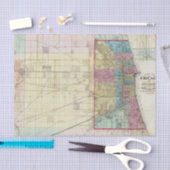 Kaart van Chicago Tissuepapier (Craft)