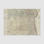 Kaart van Chicago Tissuepapier (Voorkant)