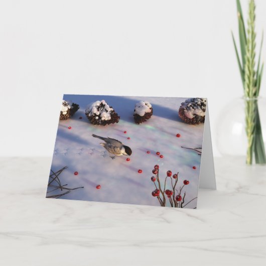 Kaart van Chickadee Winter (Voorkant)
