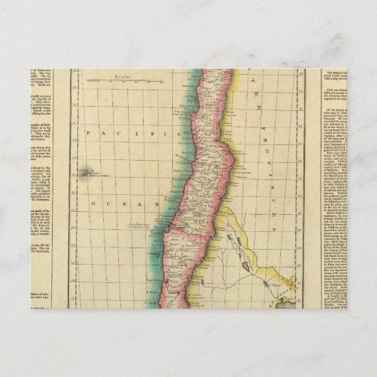 Kaart van Chili (Voorkant)