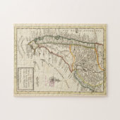  kaart van Chili en Argentinië (1732) Legpuzzel (Horizontaal)