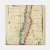 Kaart van Chili Magneet (Voorkant)