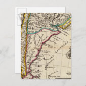 Kaart van Chili, Patagonia, La Plata (Voorkant / Achterkant)